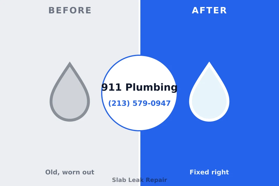 Before and after: plumbing repair Tuscaloosa, AL